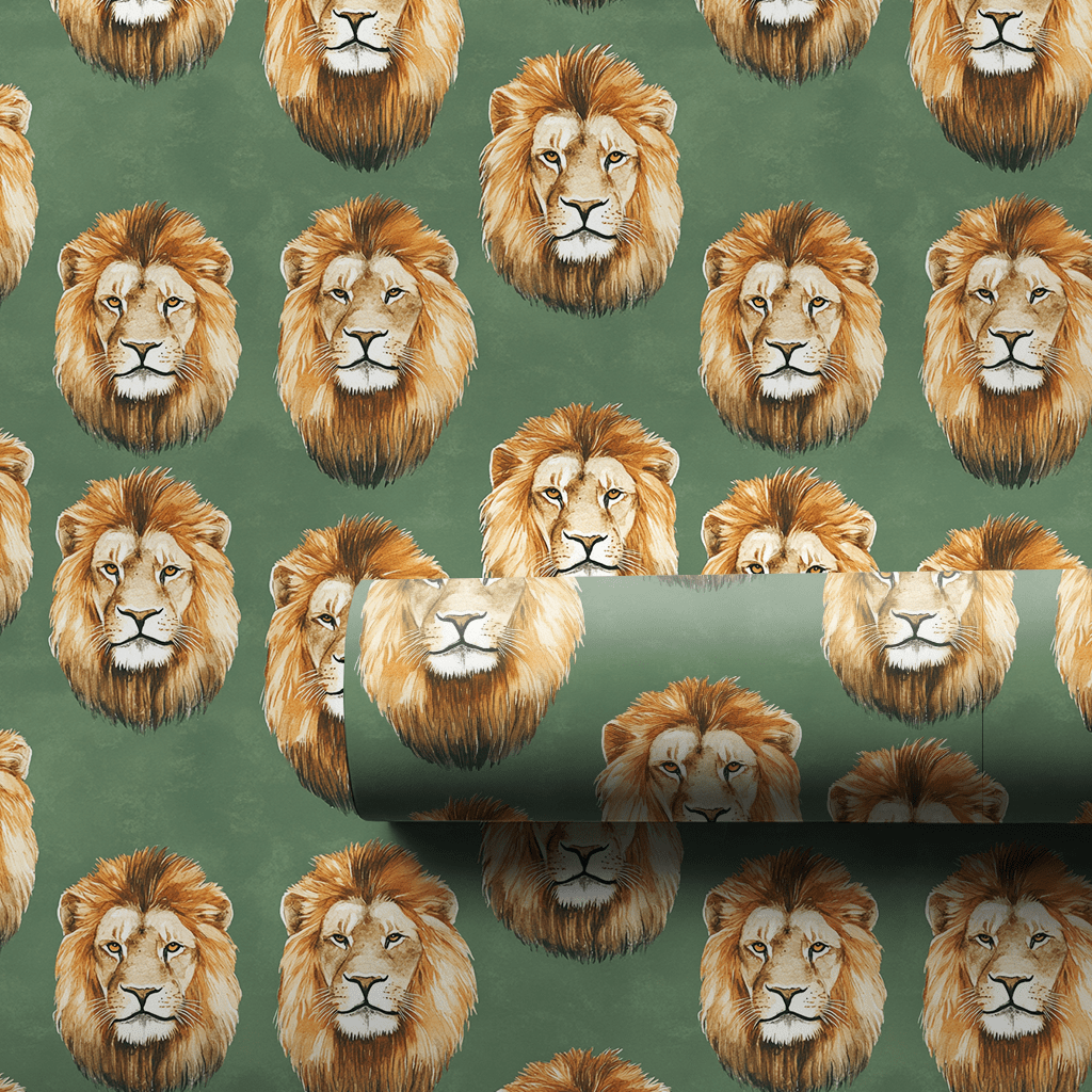 Tiny Roar - Wrapping Paper - Aspen & Arlo