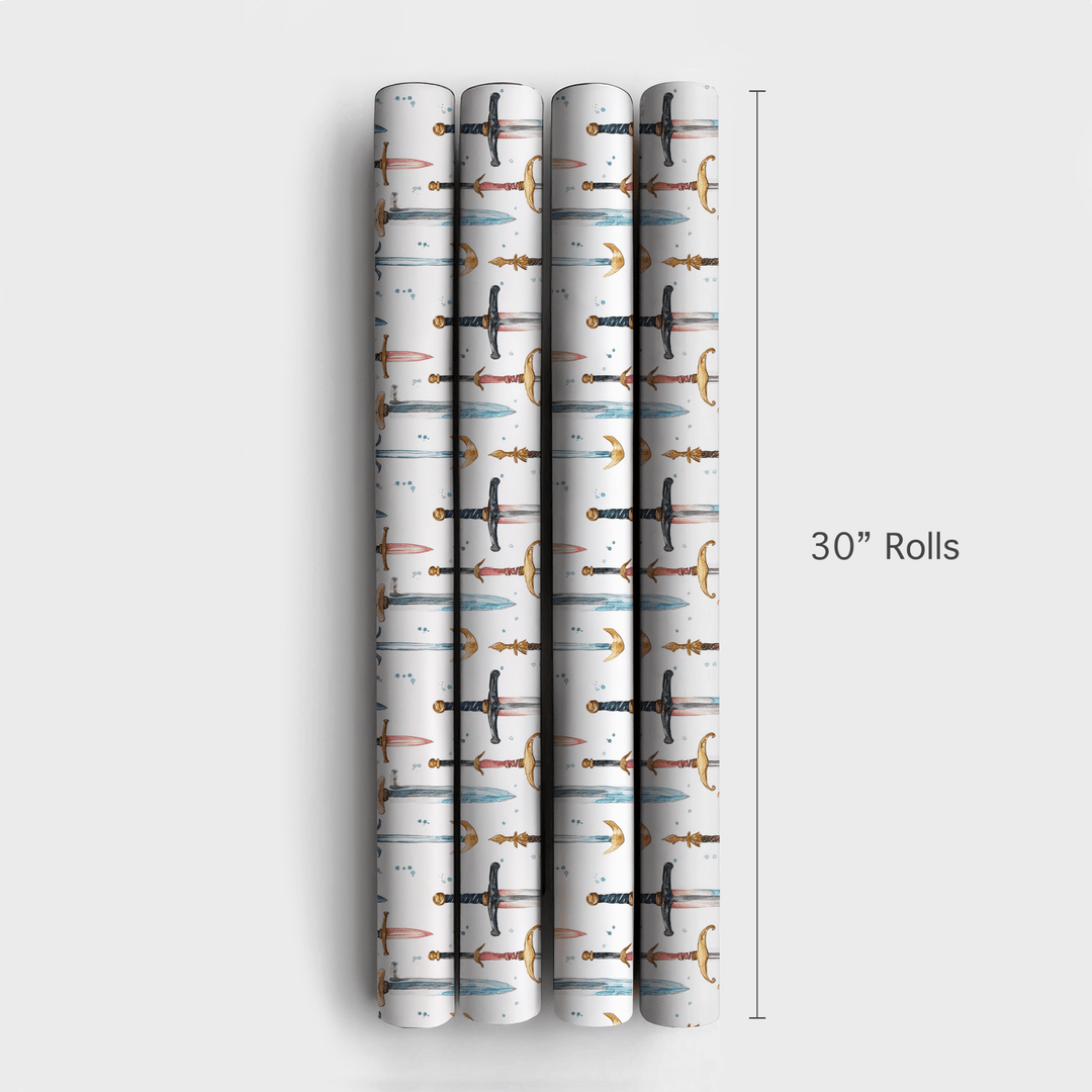 Swords Up - Wrapping Paper - Aspen & Arlo