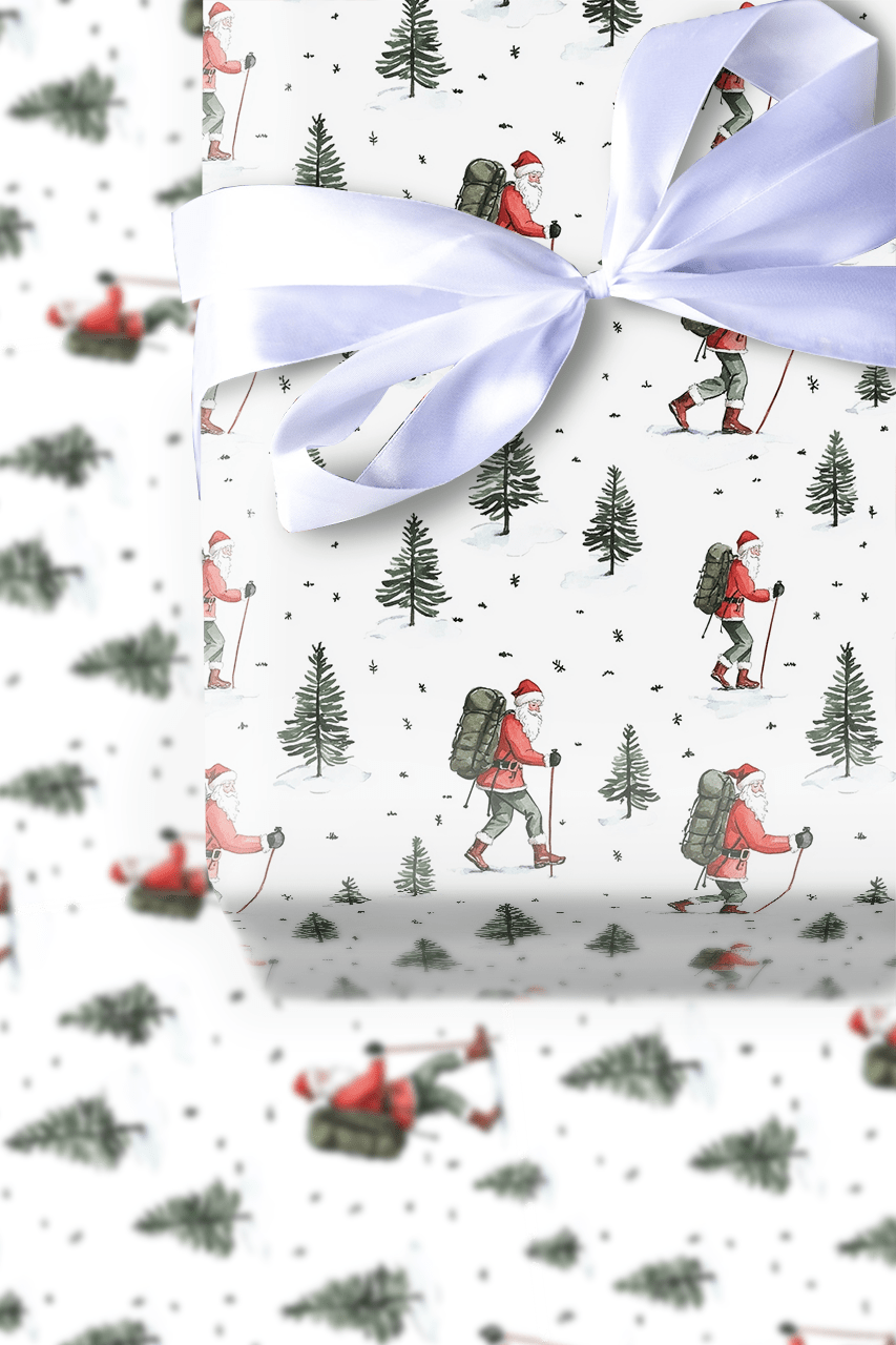 Hiking Holly Hills - Wrapping Paper - Aspen & Arlo