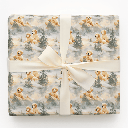 Evergreen Goldens - Wrapping Paper - Aspen & Arlo