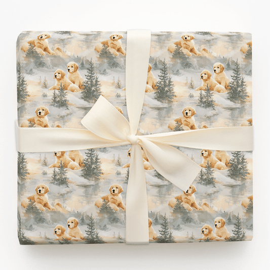 Evergreen Goldens - Wrapping Paper - Aspen & Arlo