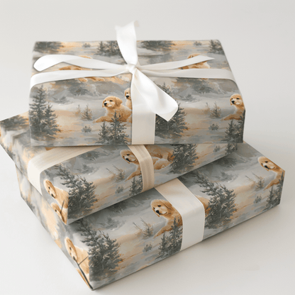 Evergreen Goldens - Wrapping Paper - Aspen & Arlo
