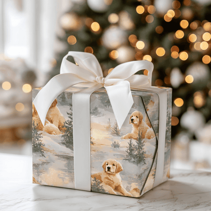Evergreen Goldens - Wrapping Paper - Aspen & Arlo