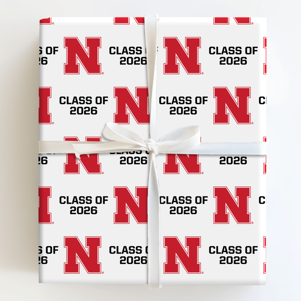Nebraska Class of 2026 - Wrapping Paper - Aspen & Arlo