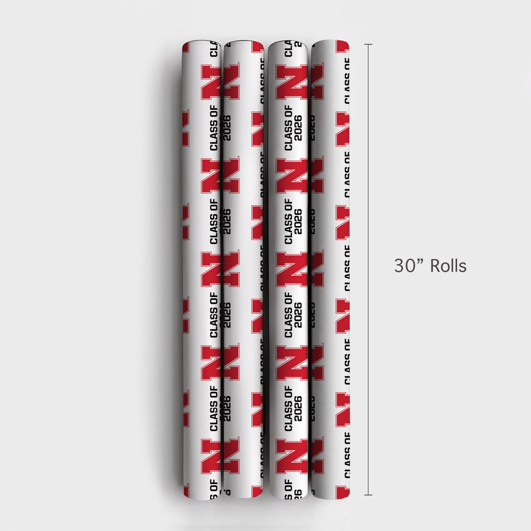Nebraska Class of 2026 - Wrapping Paper - Aspen & Arlo