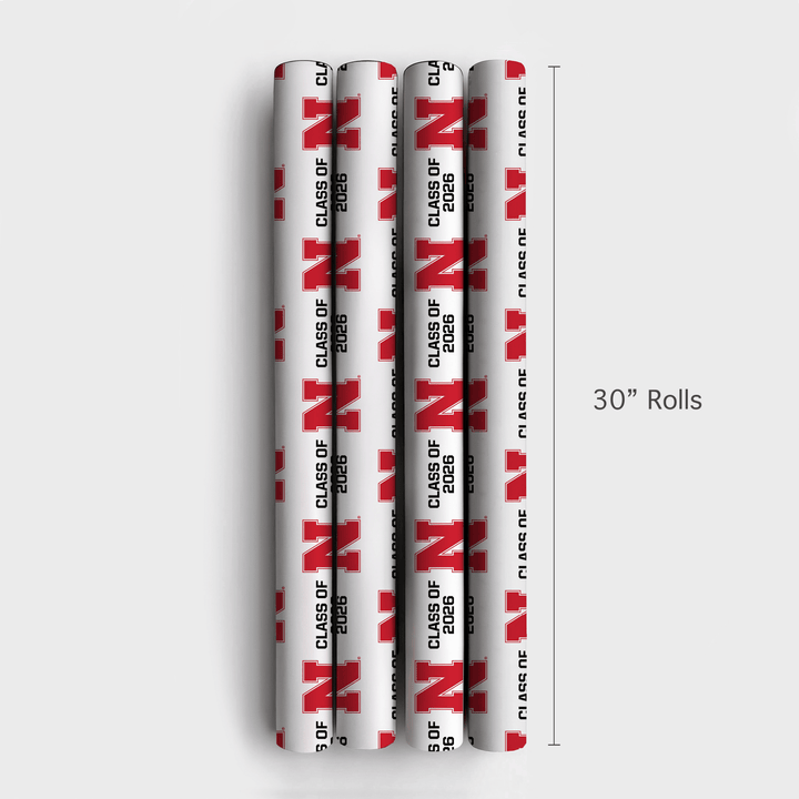 Nebraska Class of 2026 - Wrapping Paper - Aspen & Arlo