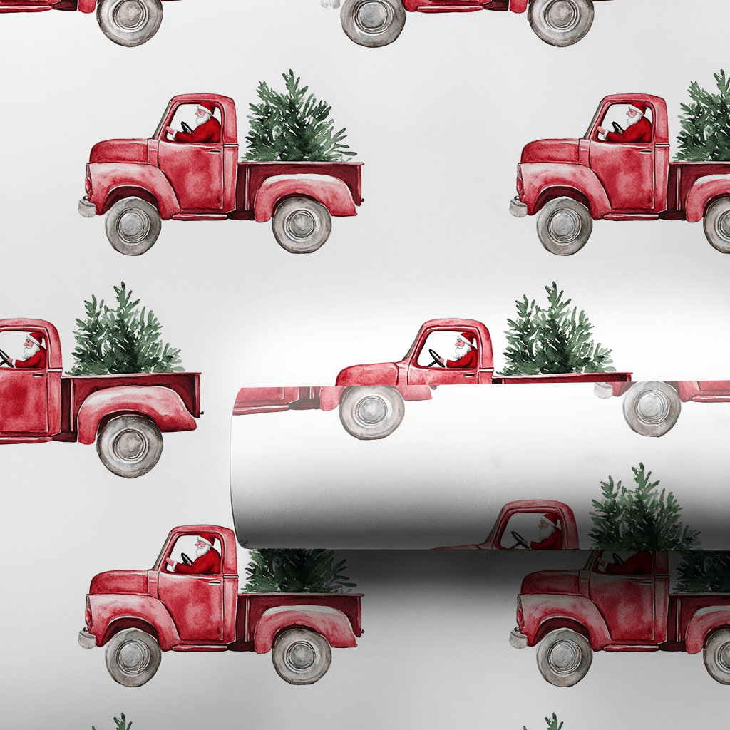 To the Tree Farm - Wrapping Paper - Aspen & Arlo