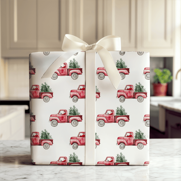 To the Tree Farm - Wrapping Paper - Aspen & Arlo