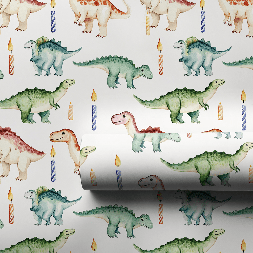 Prehistorical Party - Wrapping Paper - Aspen & Arlo
