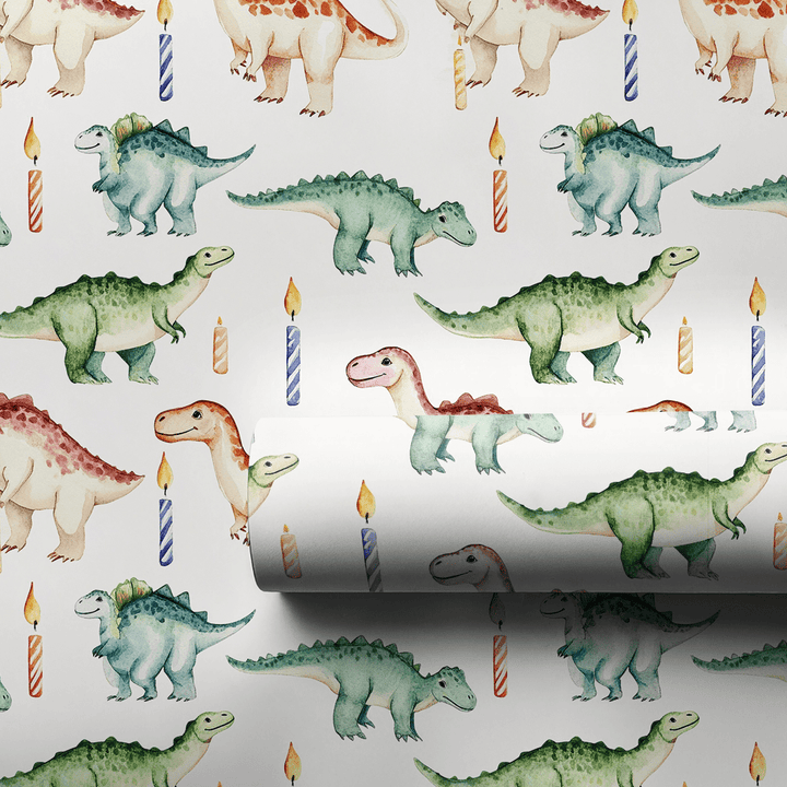 Prehistorical Party - Wrapping Paper - Aspen & Arlo