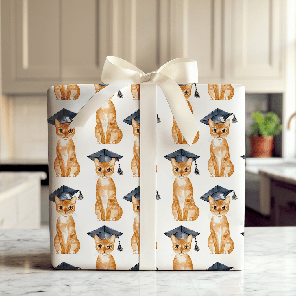 Abyssinian Graduate - Wrapping Paper - Aspen & Arlo