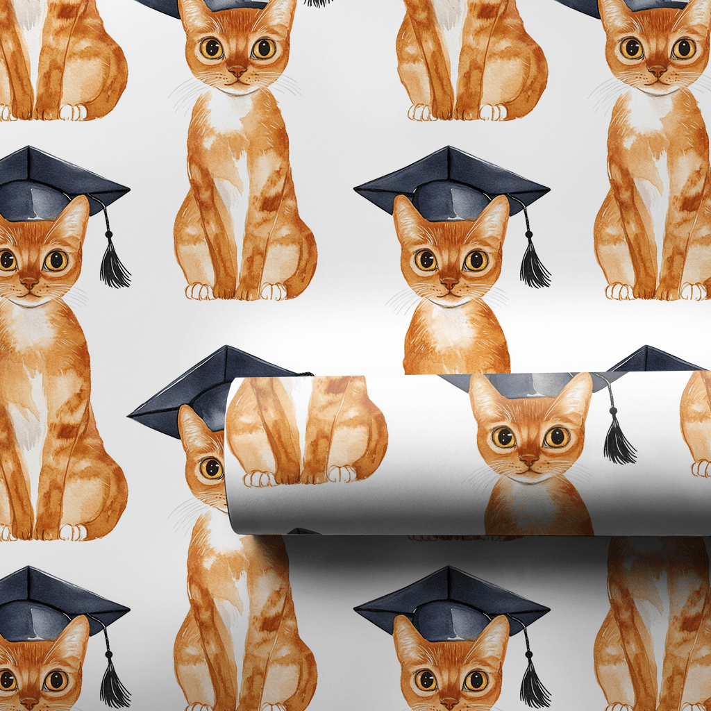 Abyssinian Graduate - Wrapping Paper - Aspen & Arlo