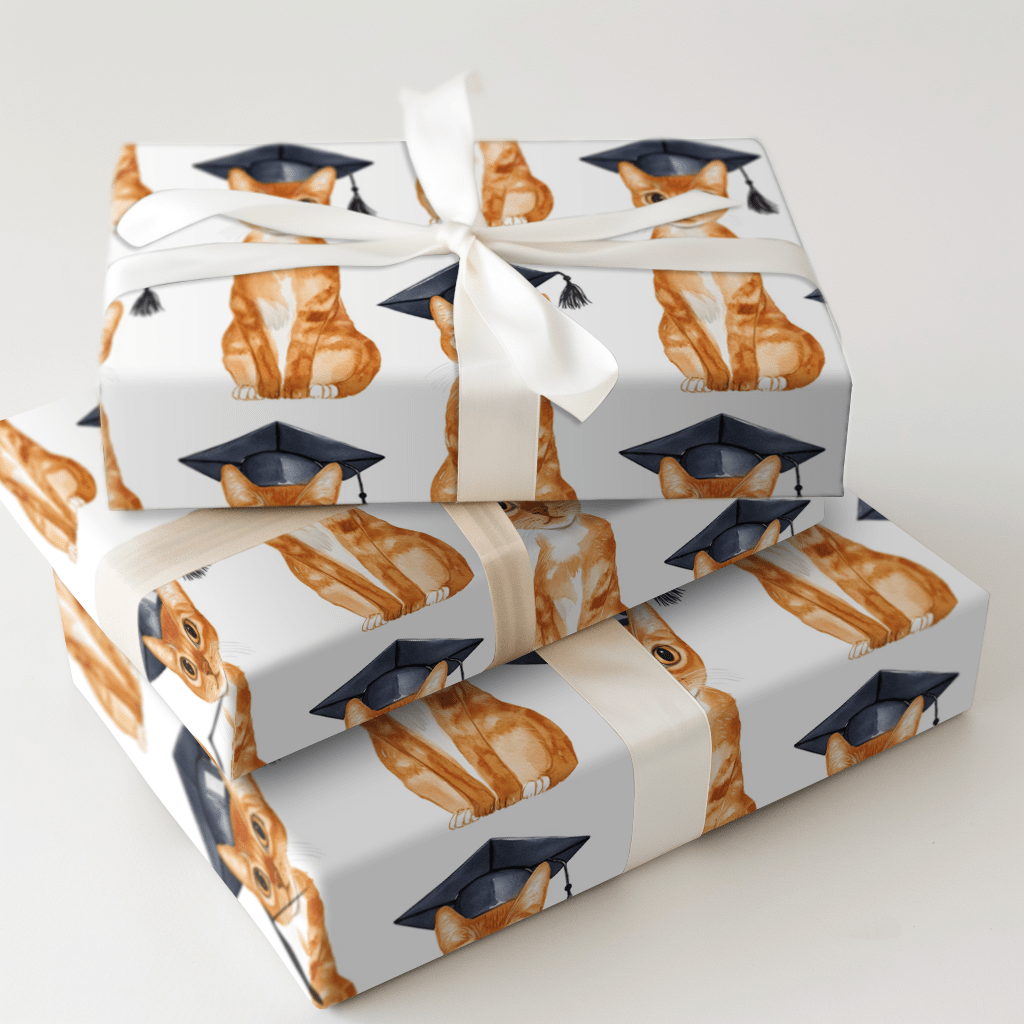 Abyssinian Graduate - Wrapping Paper - Aspen & Arlo