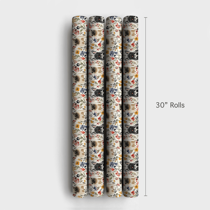 Garden with the Frenchie - Wrapping Paper - Aspen & Arlo