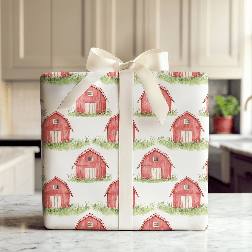 From the Barn to the Party - Wrapping Paper - Aspen & Arlo
