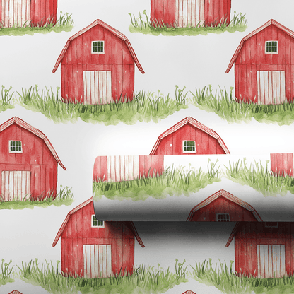 From the Barn to the Party - Wrapping Paper - Aspen & Arlo