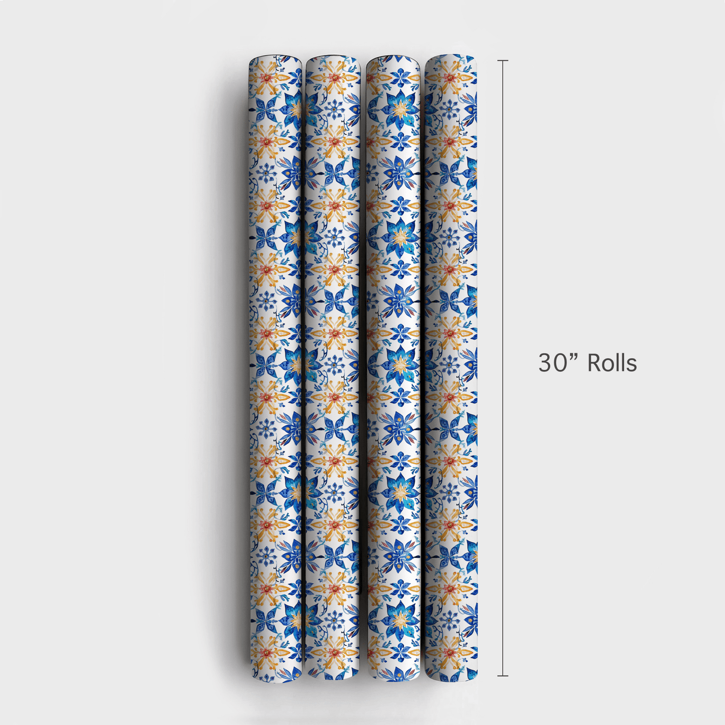 Dreidel Daisies - Wrapping Paper - Aspen & Arlo