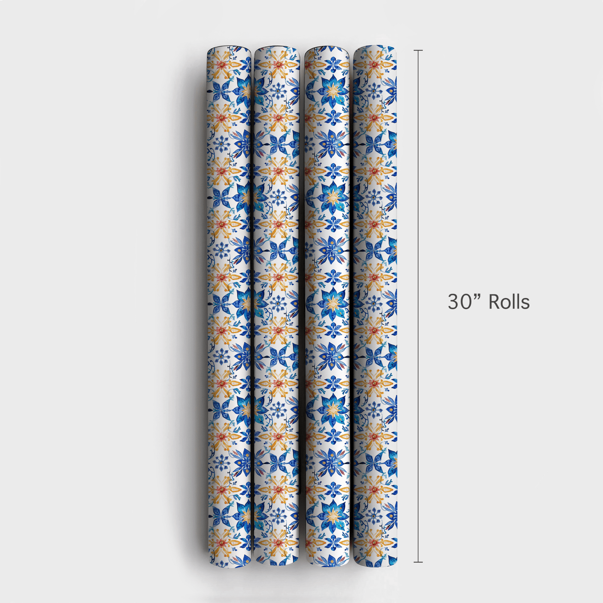 Dreidel Daisies - Wrapping Paper - Aspen & Arlo