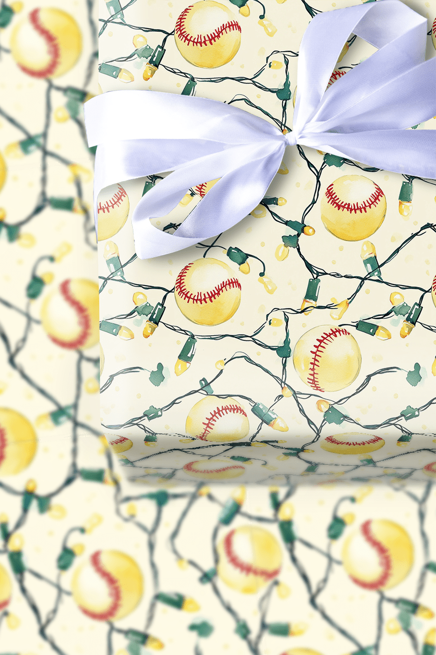 Deck the Diamond - Wrapping Paper - Aspen & Arlo