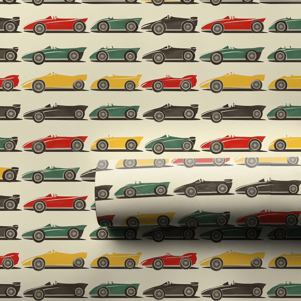 Vintage Turbo - Wrapping Paper - Aspen & Arlo