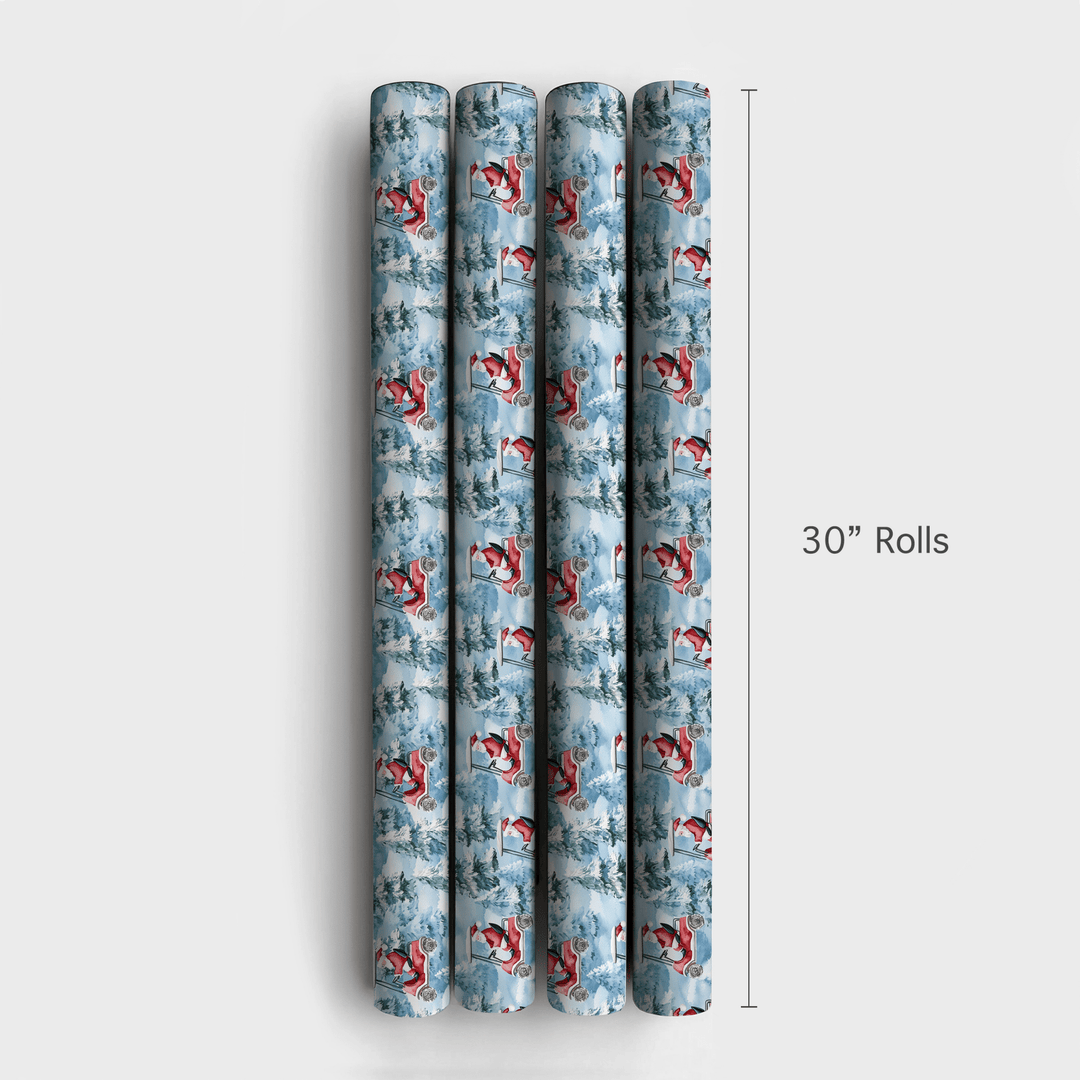 Red and Greenway_ - Wrapping Paper - Aspen & Arlo