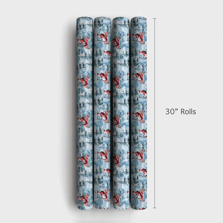 Red and Greenway_ - Wrapping Paper - Aspen & Arlo