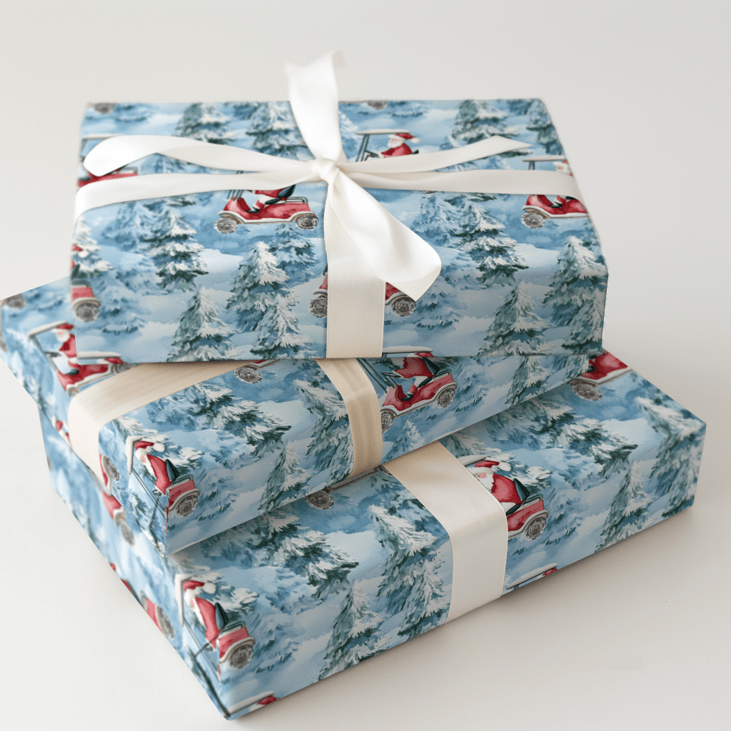 Red and Greenway_ - Wrapping Paper - Aspen & Arlo