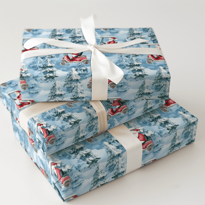 Red and Greenway_ - Wrapping Paper - Aspen & Arlo
