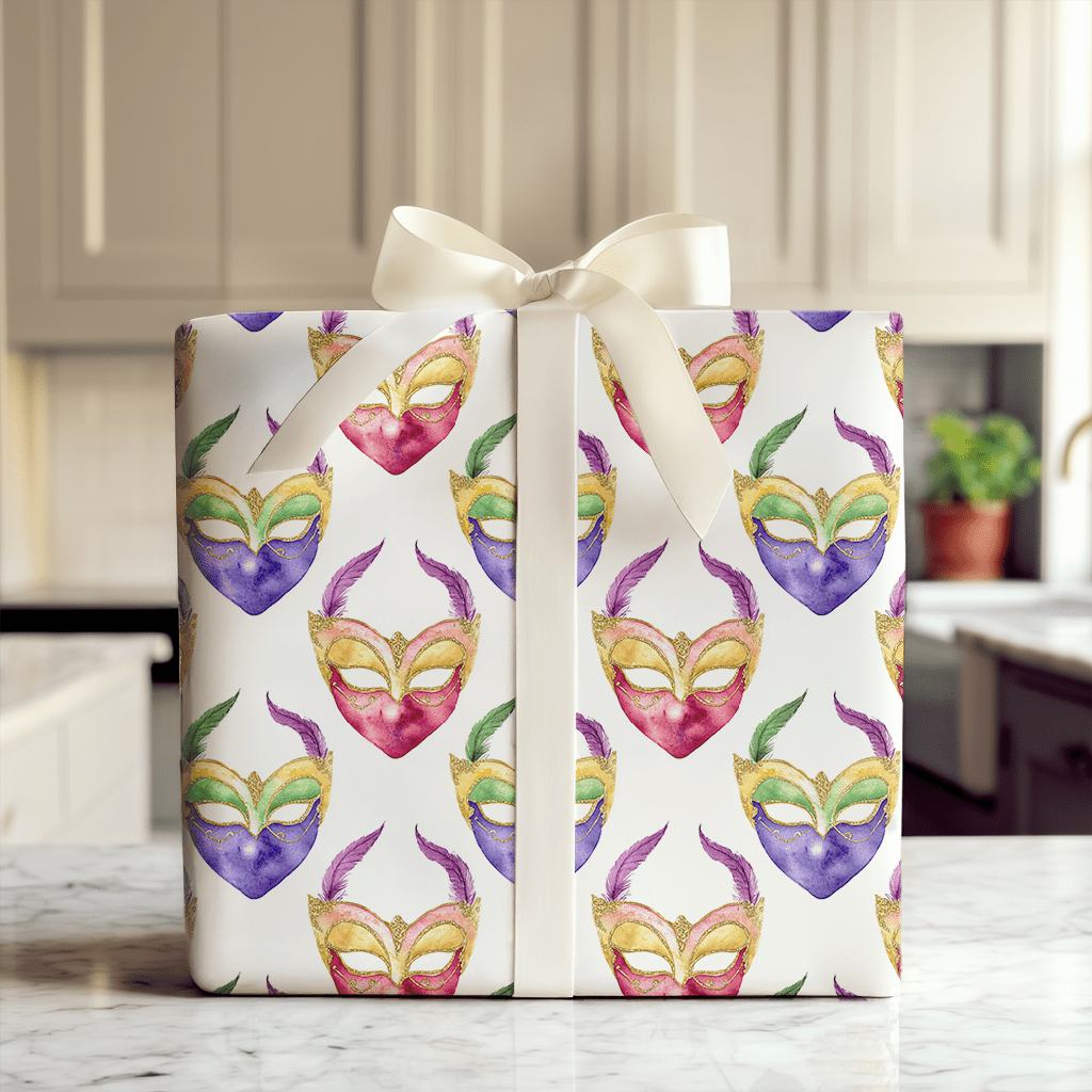 Mardi Gras Magic - Wrapping Paper - Aspen &amp; Arlo