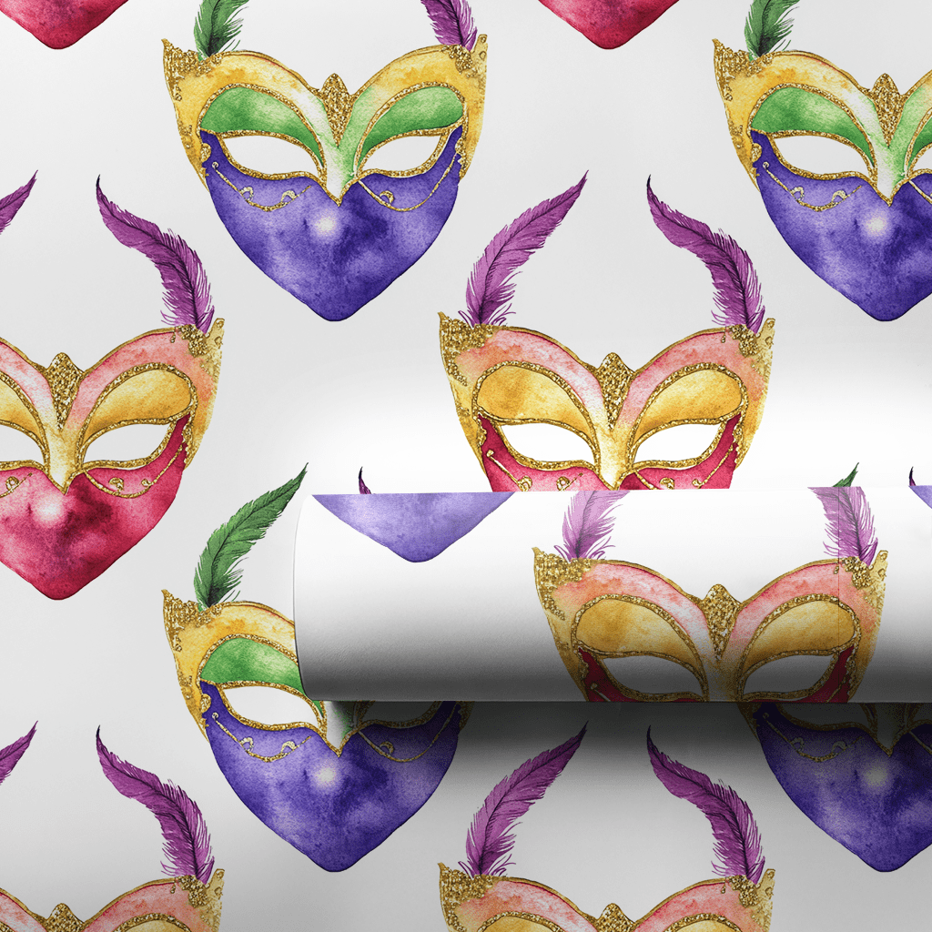 Mardi Gras Magic - Wrapping Paper - Aspen &amp; Arlo