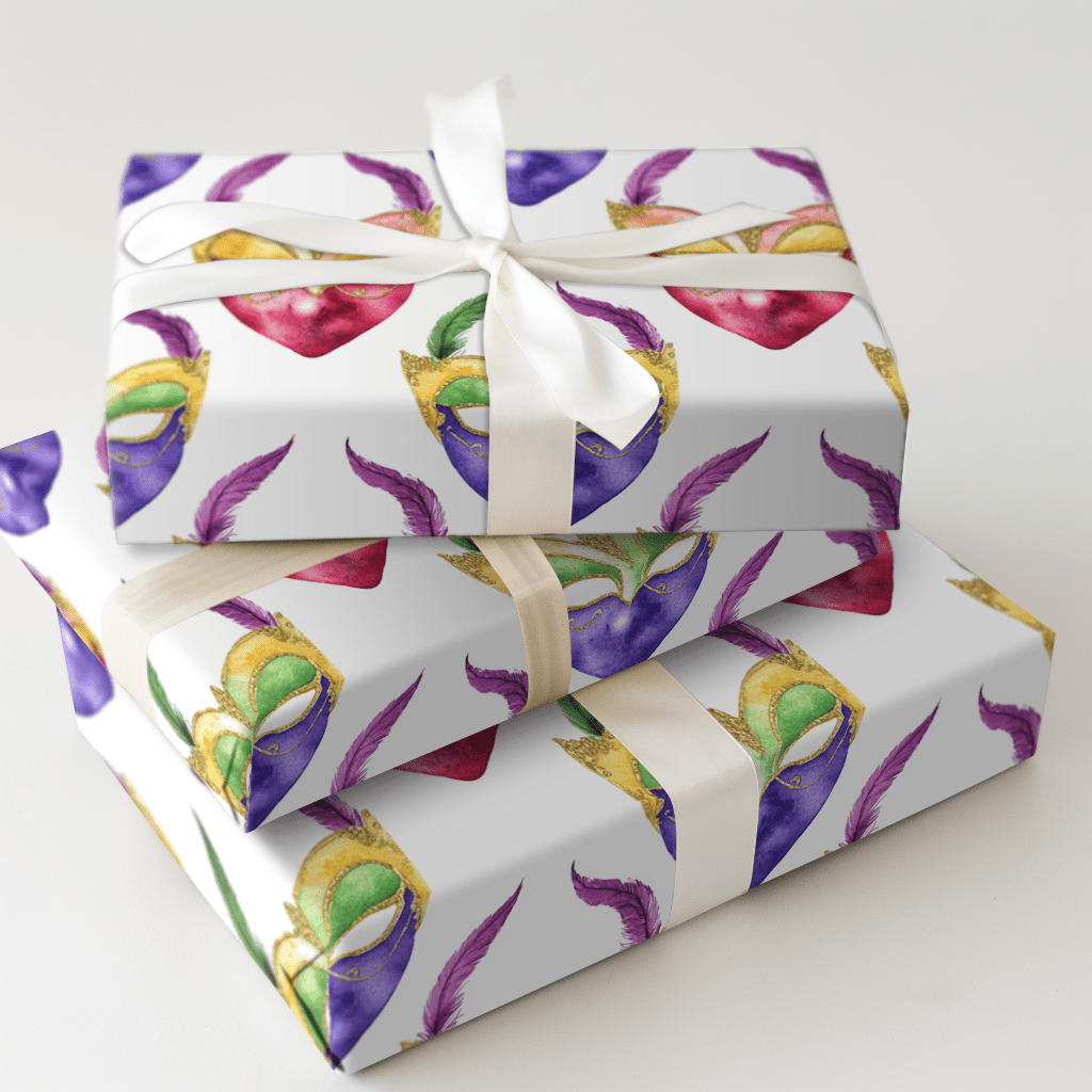 Mardi Gras Magic - Wrapping Paper - Aspen &amp; Arlo