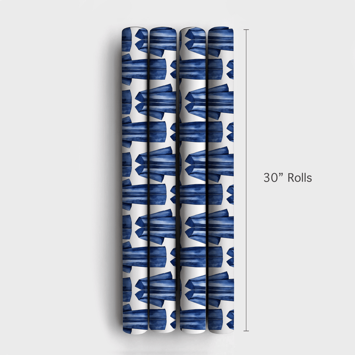 A Degree in Blue - Wrapping Paper - Aspen & Arlo