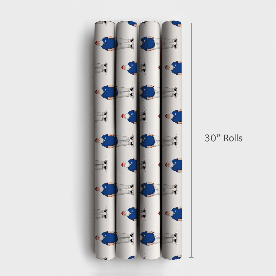 UK Santa Polo - Wrapping Paper - Aspen & Arlo