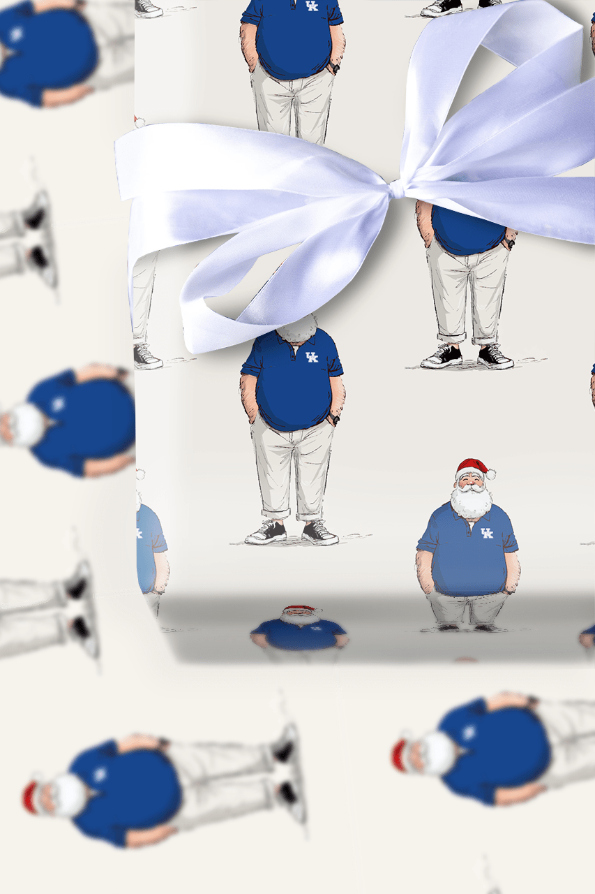 UK Santa Polo - Wrapping Paper - Aspen & Arlo