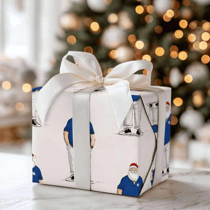 UK Santa Polo - Wrapping Paper - Aspen & Arlo