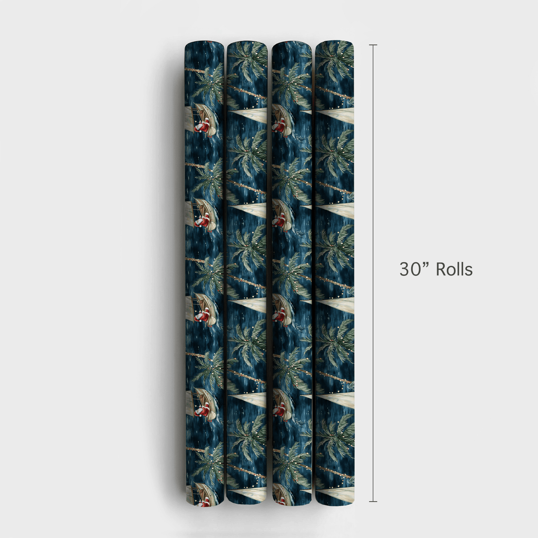 Sailaway Santa - Wrapping Paper - Aspen & Arlo
