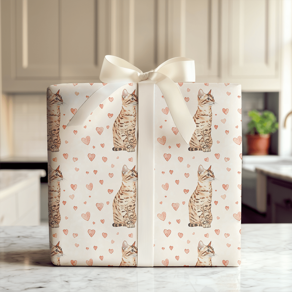 Here Pretty Kitty - Wrapping Paper - Aspen & Arlo