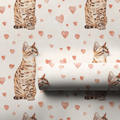 Here Pretty Kitty - Wrapping Paper - Aspen & Arlo