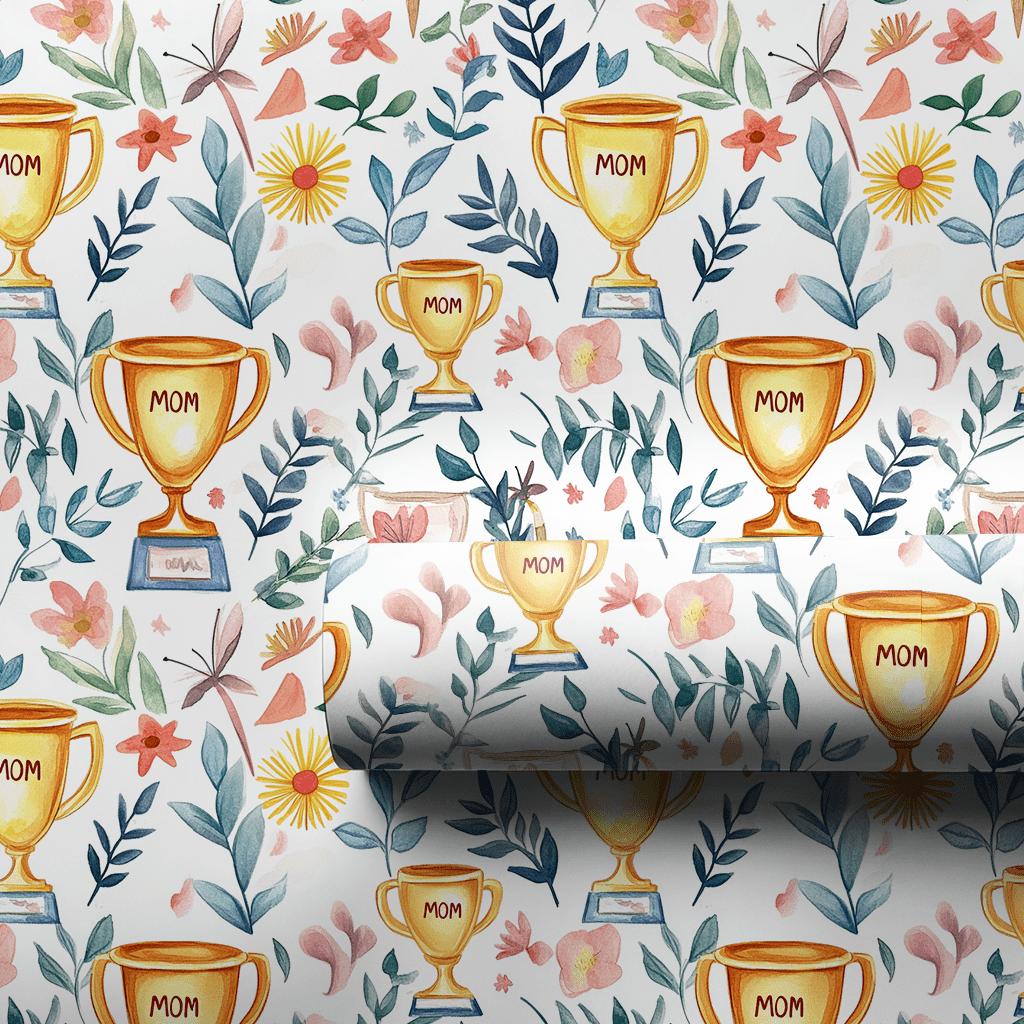 Number One Mom - Wrapping Paper - Aspen & Arlo