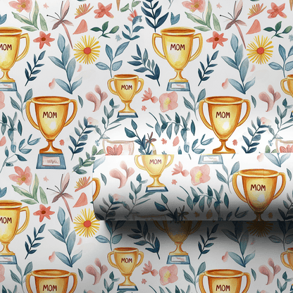 Number One Mom - Wrapping Paper - Aspen & Arlo