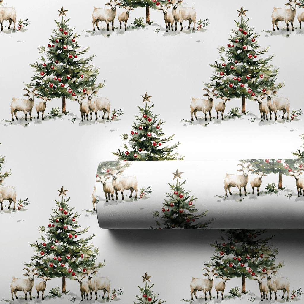 Boers of Holly - Wrapping Paper - Aspen & Arlo
