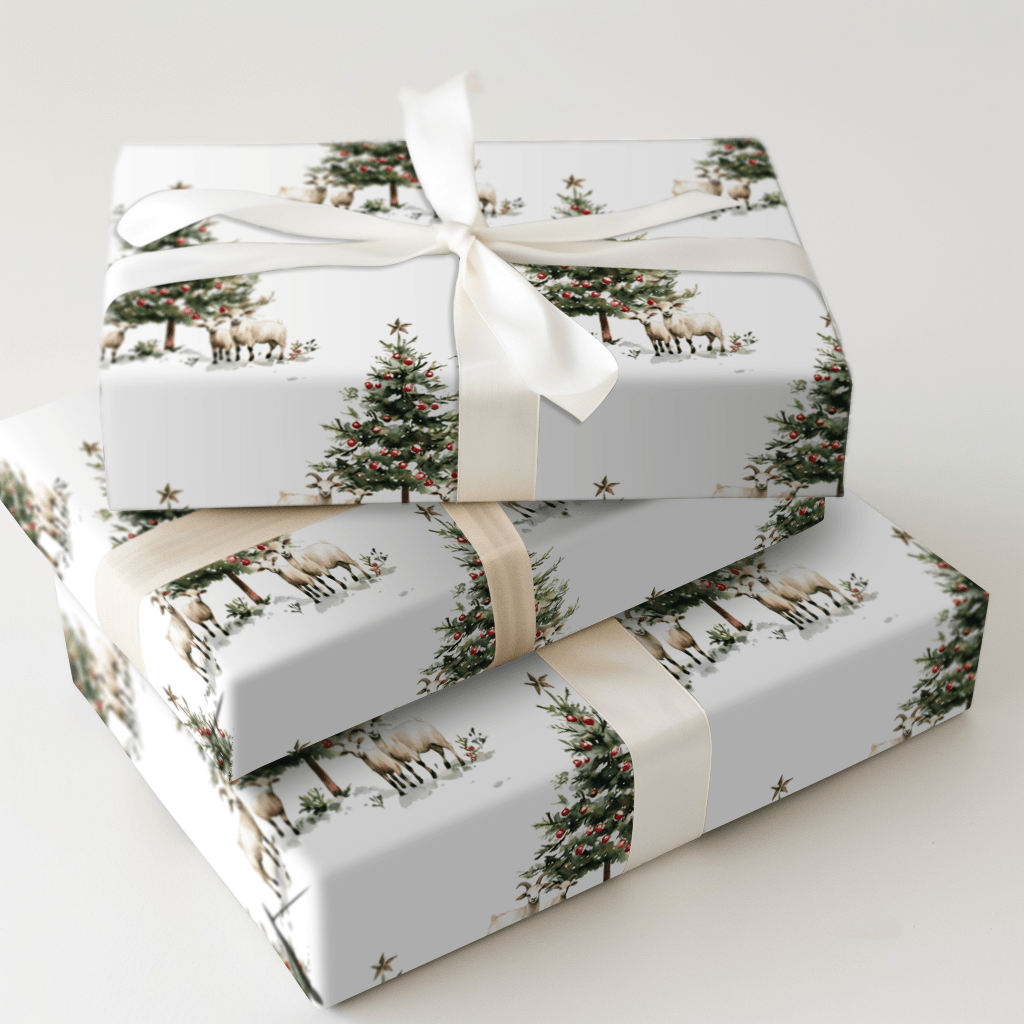 Boers of Holly - Wrapping Paper - Aspen & Arlo