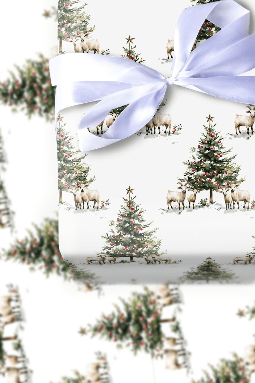Boers of Holly - Wrapping Paper - Aspen & Arlo
