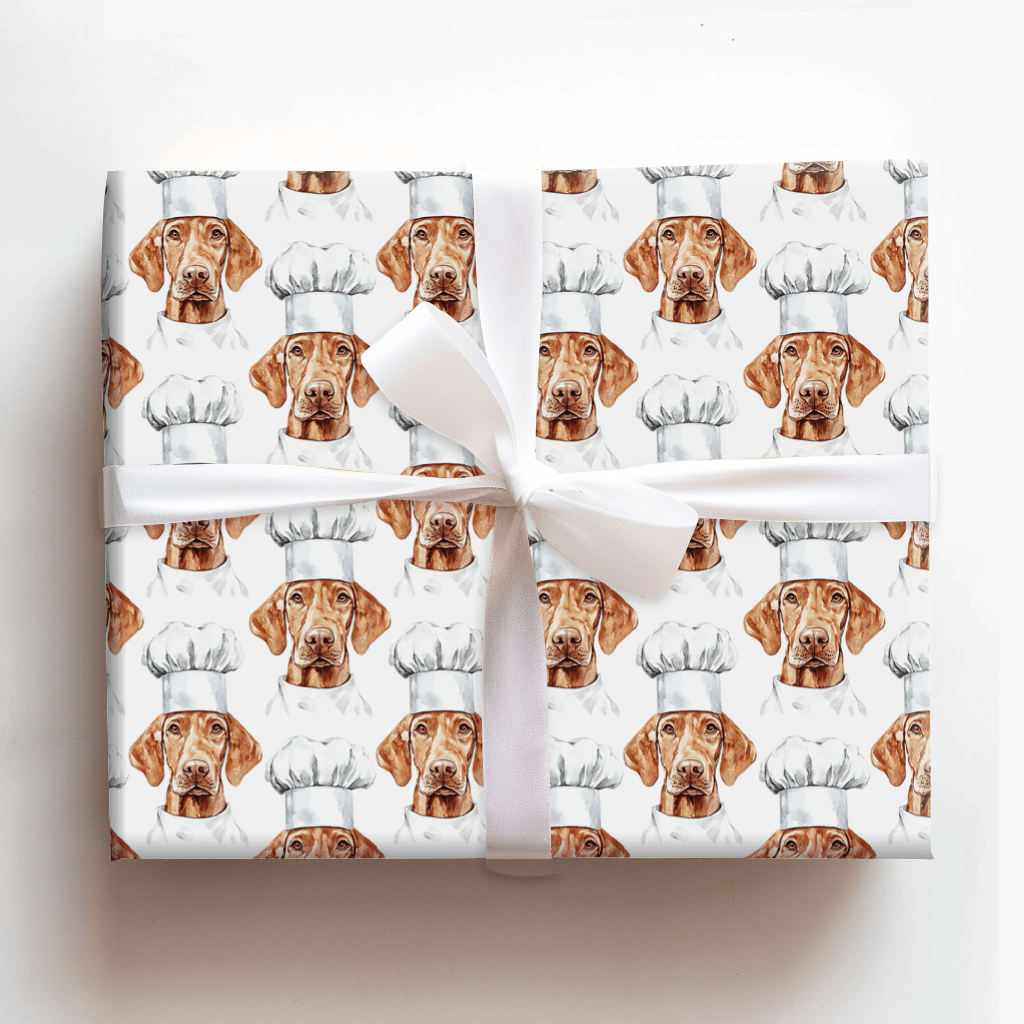 Cooking with the Vizsla - Wrapping Paper - Aspen & Arlo