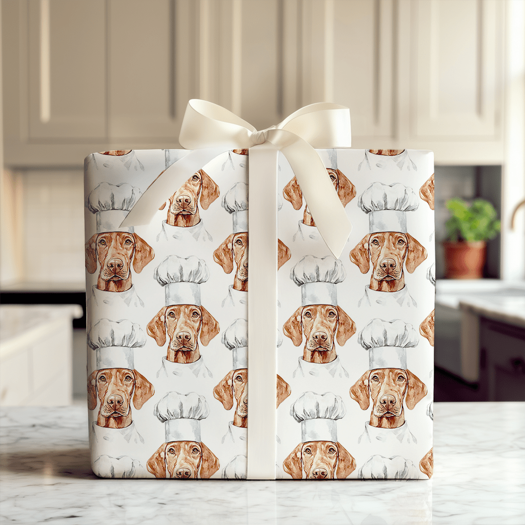 Cooking with the Vizsla - Wrapping Paper - Aspen & Arlo