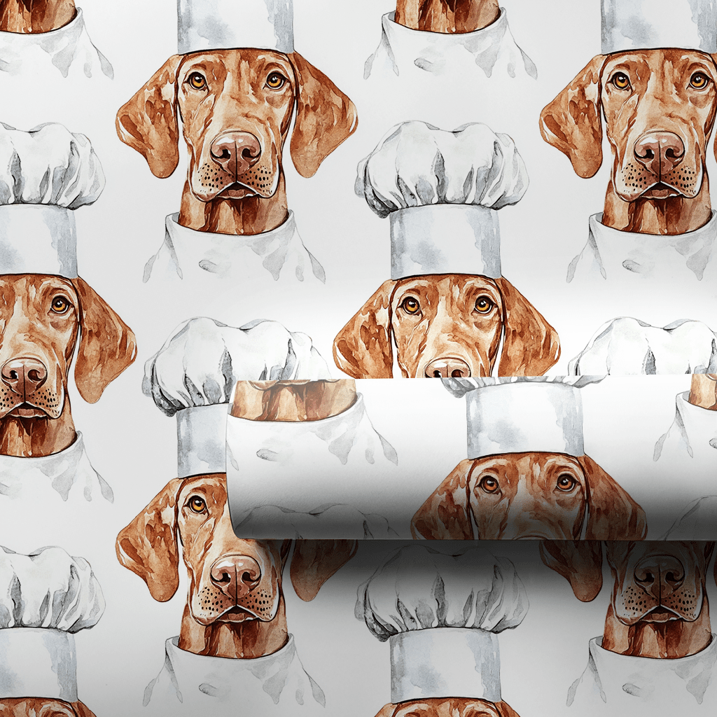Cooking with the Vizsla - Wrapping Paper - Aspen & Arlo
