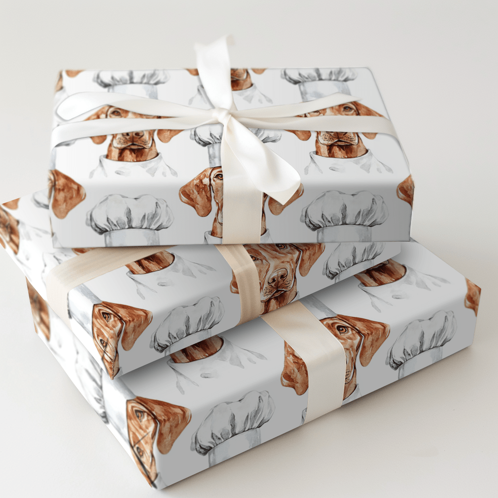 Cooking with the Vizsla - Wrapping Paper - Aspen & Arlo