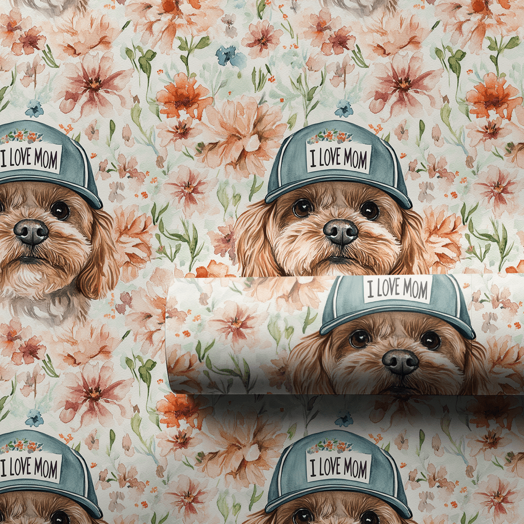 Mom's Favorite Cavapoo - Wrapping Paper - Aspen & Arlo