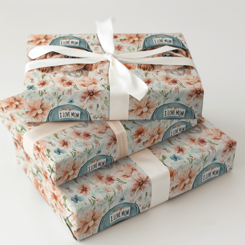 Mom's Favorite Cavapoo - Wrapping Paper - Aspen & Arlo