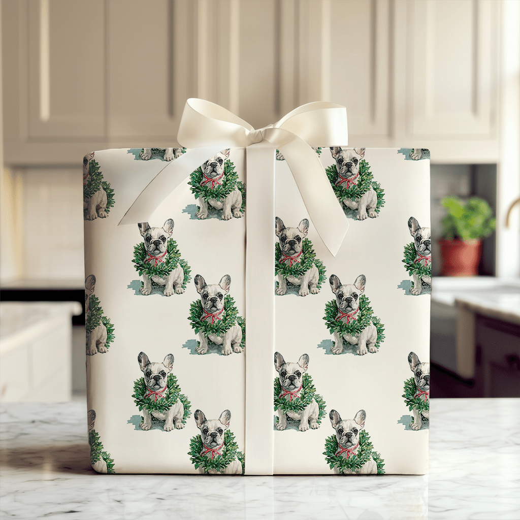 Ring Around the Frenchie - Wrapping Paper - Aspen & Arlo